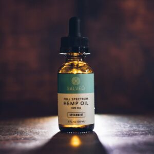 100 Mg Salveo Hemp Oil E-juice Drip Bottle